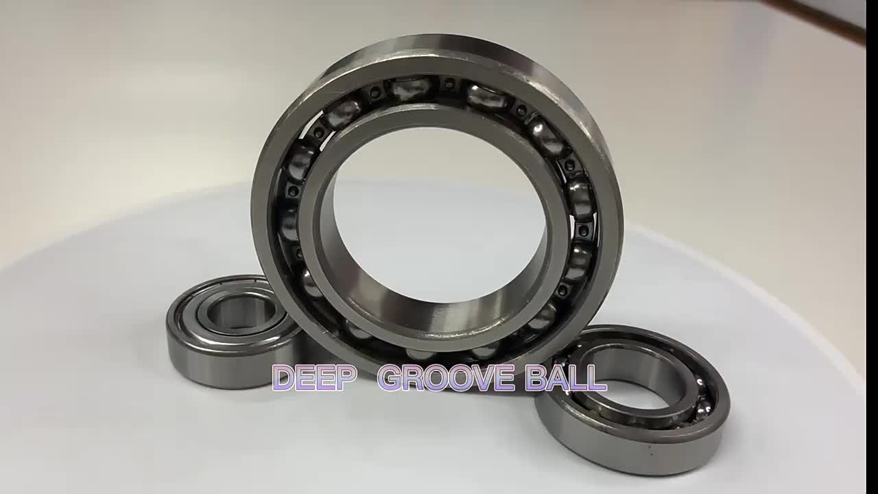 High Precision Single Row 6317 Deep Groove Ball Bearings Motorcycle Spare Parts Steel GCR15 Material for Restaurant Motors 1