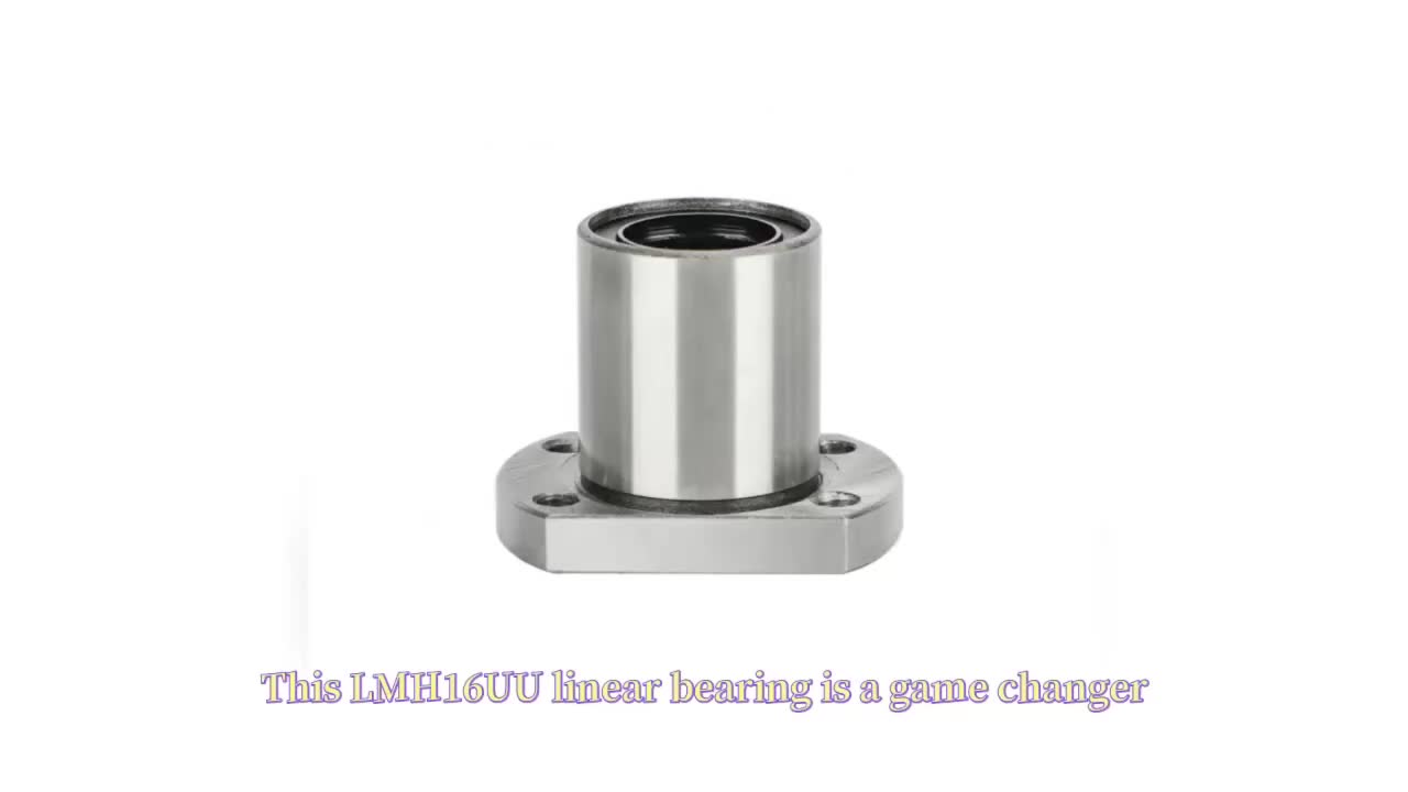 High Precision 16mm Square Flange Bushing Linear Bearings for CNC Equipment Shaft Rotating Parts Linear Bearing LMH16UU 1