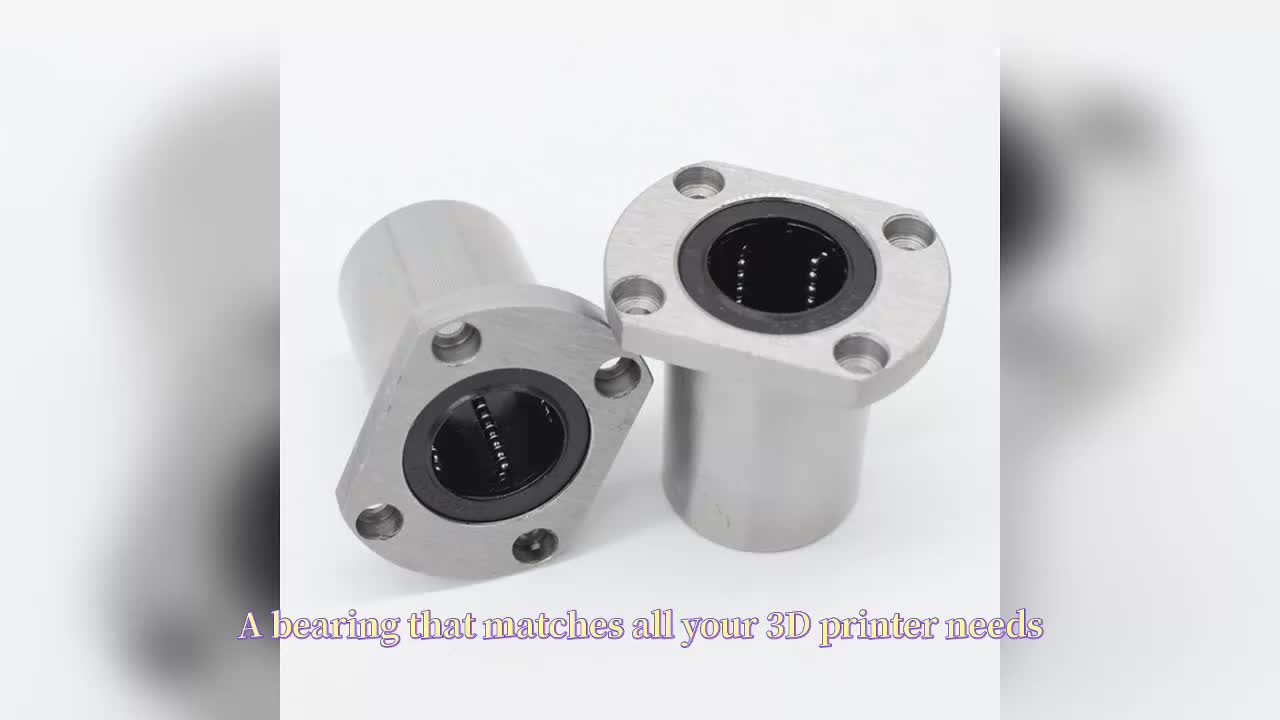 LMH30UU Heat Resistant Ball Bushing Round Square Oval Extended Flange Motion Slide Unit Linear Bearings for 3D Printer 1