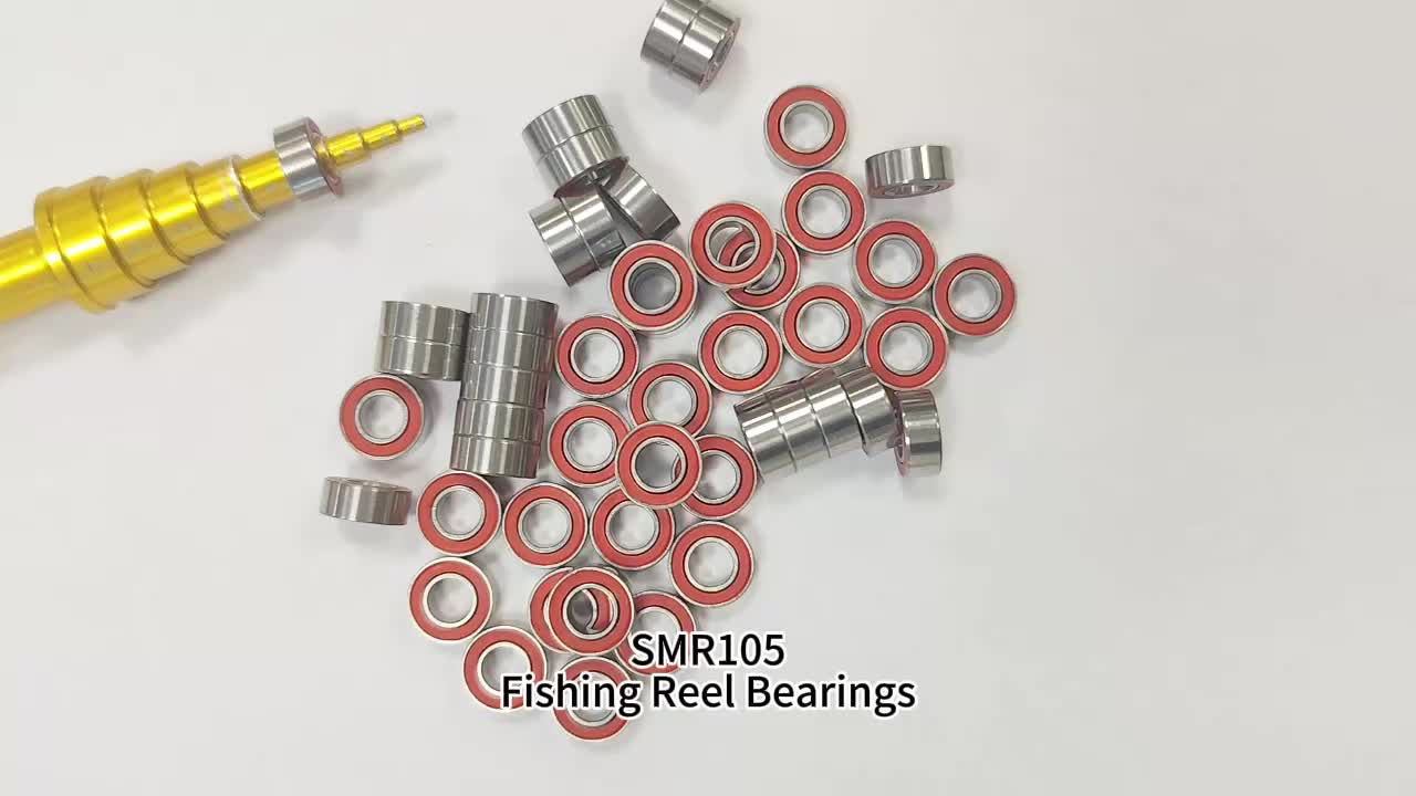 High Speed Micro Bearing SMR105 5X10X4 mm 2RS Hybrid Ceramic Ball Fishing Reel Bearings 1