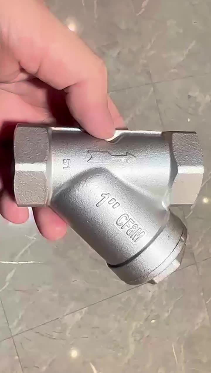 Furui 800WOG 1000WOG PN16 40 Mesh 100 Mesh Stainless Steel 304 316 Female Threaded Y Strainer Filter for Water Anti Drip No Leak 1