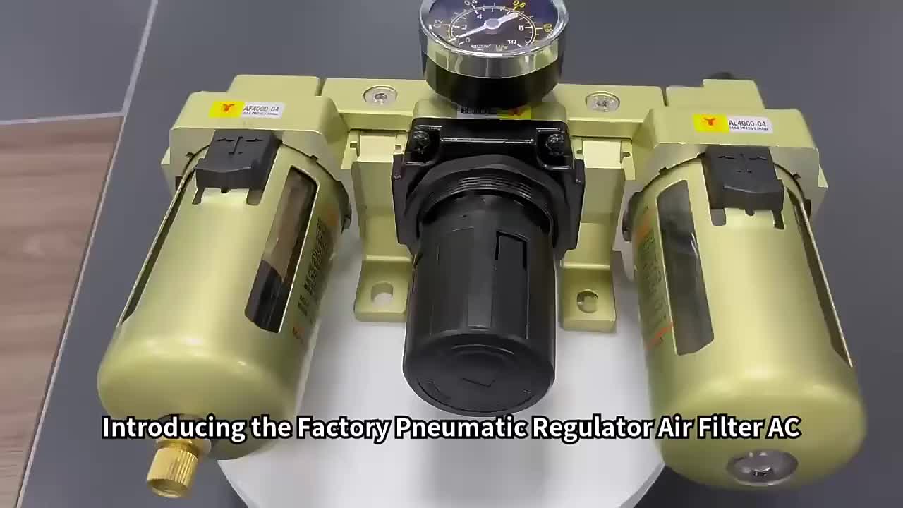 Factory Pneumatic Regulator Air Filter AC 4000-04 Oil-Water Separator Low Pressure Control Source Treatment 1