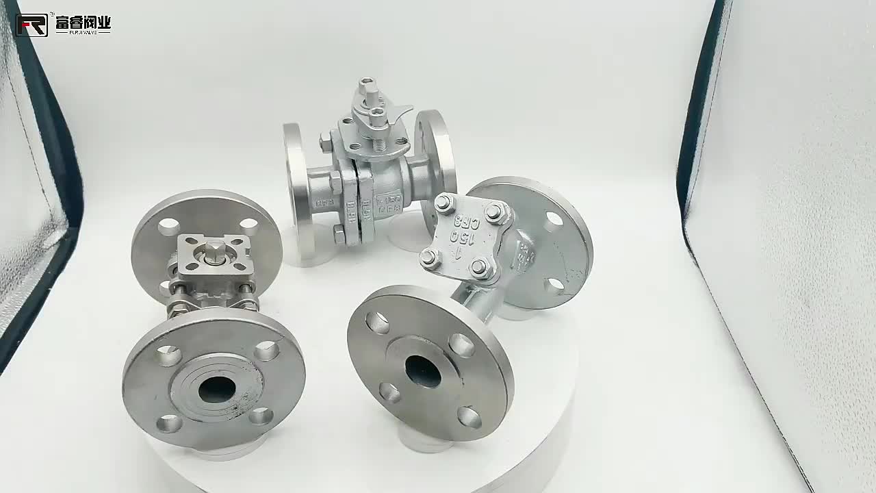 FURUI Stainless Steel Flange Ball Valve ANSI JIS DIN GB Standard Handle ISO Mounting Pad Manual Power OEM Customization 1