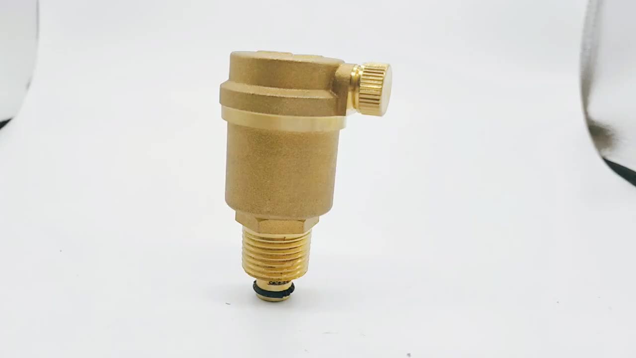 1/2 Inch Hvac Heating System Home Brass Paint Automatic air Vent Valve 1