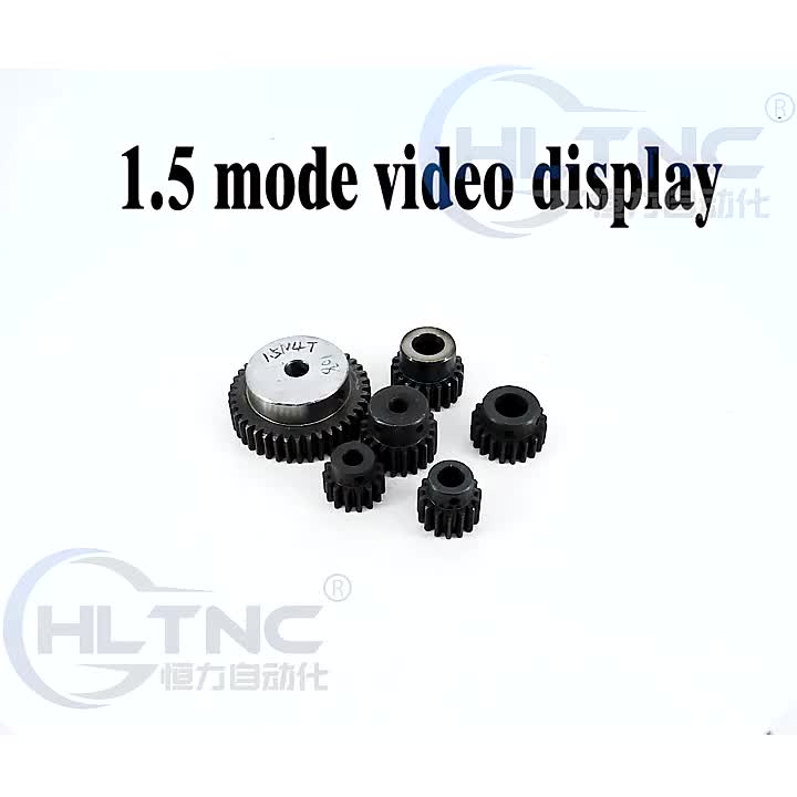 HLTNC Wholesale Gear Rack Custom Steel Spur Helical Gears Pinions M1 10T 15T 20T 50T Spur Gears 1