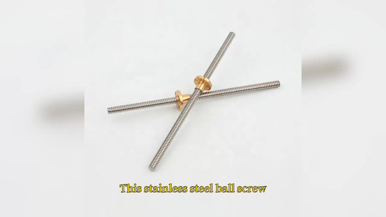 High Precision 8mm T8 Trapezoidal Lead Screws Stainless Steel Assemblies Ball Screw for Cnc Machine 3d Printer 1