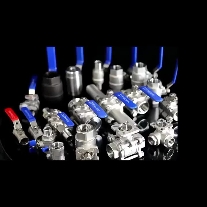 Furui SUS304/316L 3-PC High Platform Ball Valve No Retention Manual Power Water Media General Application OEM ODM 1