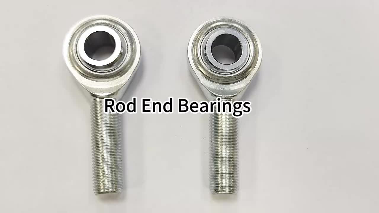 SA16TK Posa16 Spherical Stainless Steel Rod End Bearings 16mm Bore Self-Lubricated Fish Eye Male Thread Joint 1