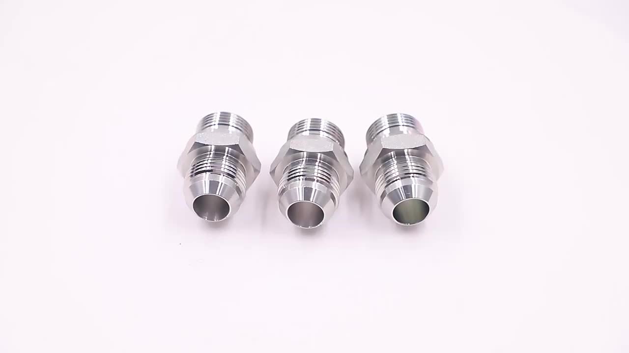 JIC Male 74 Degree Cone BSP Male Captive Seal 1JB-12WD Hydraulic Adapter 1