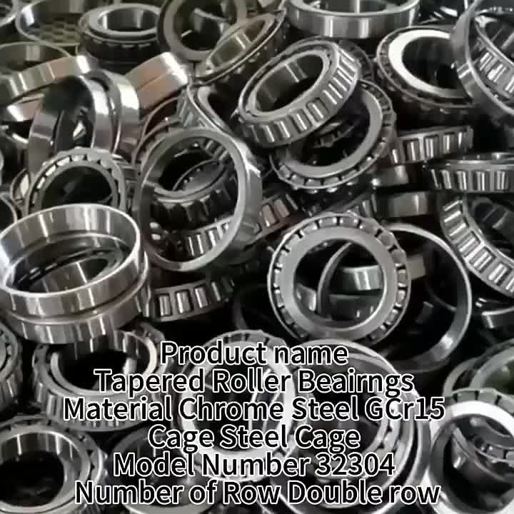 Factory-Sourced 32304 Double Row Tapered Roller Bearing P6 Precision Rating 1