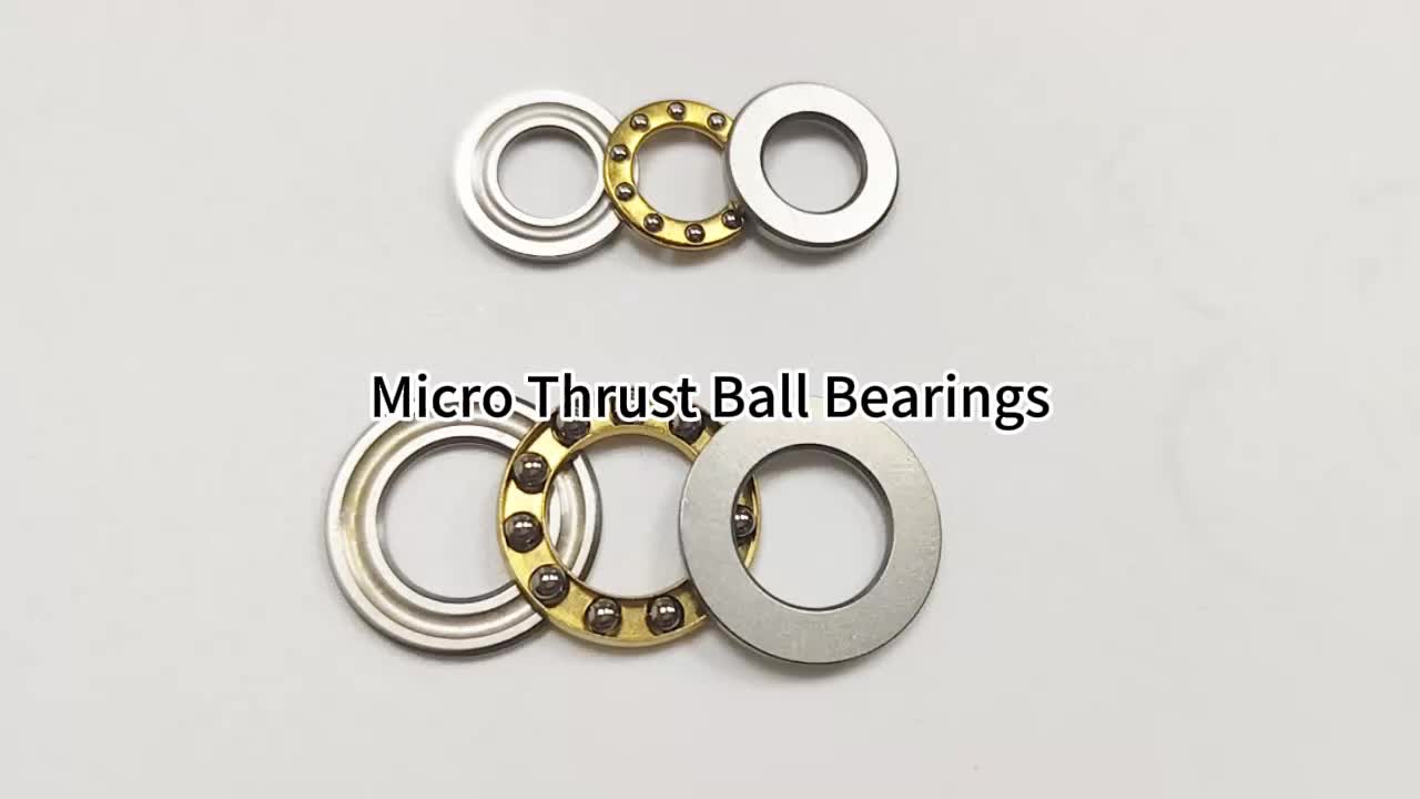 High Speed Long Life Low Noise Mini Thrust Ball Bearings Brass Cage SF3-8M Stainless Steel Thrust Bearing 3mm Bore 3.5mm Width 1