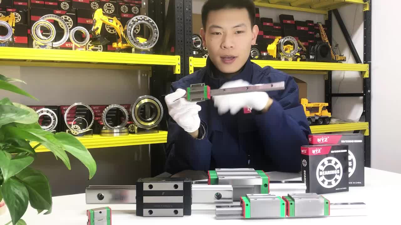 LMK-3 Linear Motion Bearing Flange Type High Rigidity Anti-Tilting Bearing Steel P5 Precision for CNC Automation Printing Shops 1