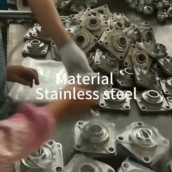 Durable SUCP205 Stainless Steel Pillow Block Bearing High Load for Agricultural Machinery Grease Lubrication 1