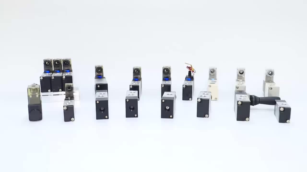 Hot Selling 4V Series 2 3 Position 5 Way Port Pneumatic Control Valve 1/8 air Solenoid Valve 4v210-08 24V 1