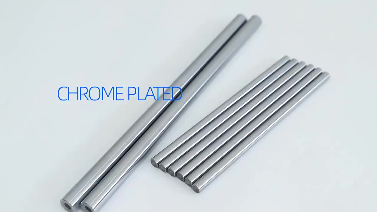 High Precision 16mm 20mm 25mm 30mm Hard Chrome Plated Induction Hardened Linear Rail Shaft Rod Linear Shaft 1