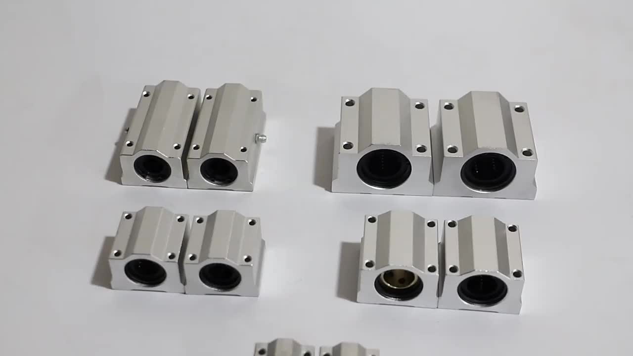 Factory Directly Sale High Precision Bearing Steel Linear Bearing Slide Unit SCS20UU SC20UU Linear Ball Bearing for 3D Printers 1