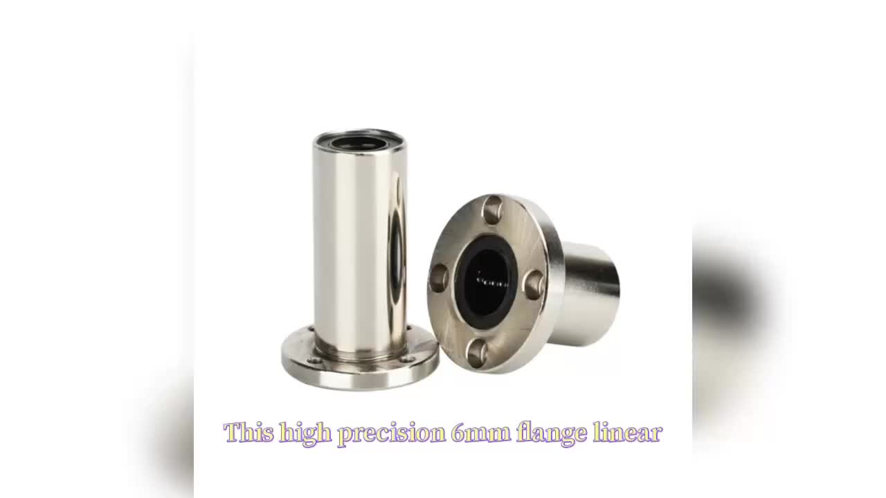 Various Good Quality Chrome Bearing Steel LMK...UU Series Square Flange Linear Bearing with High Temperature Resistance LMK40UU 1