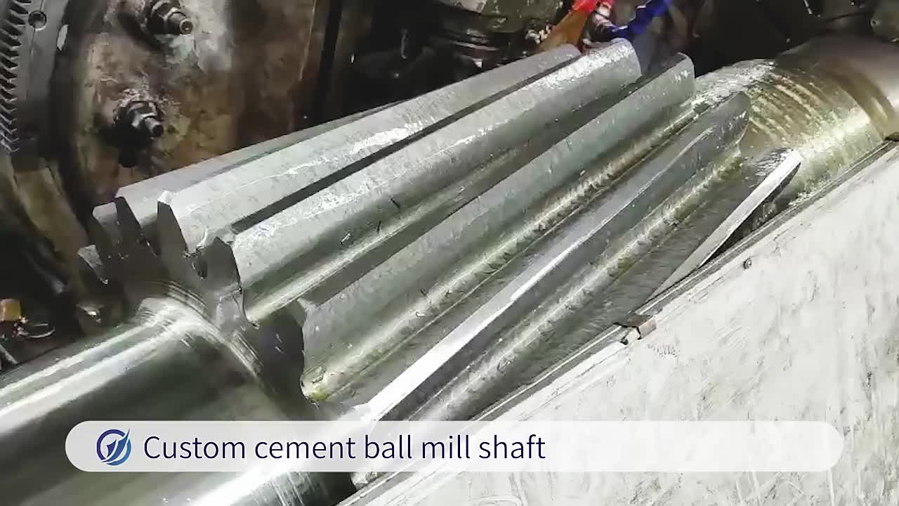 Durable Grinding Mill Gear Shaft for Reliable Power Transmission in Mining and Cement Plants 1